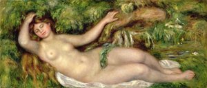 リクライニングヌード、1910